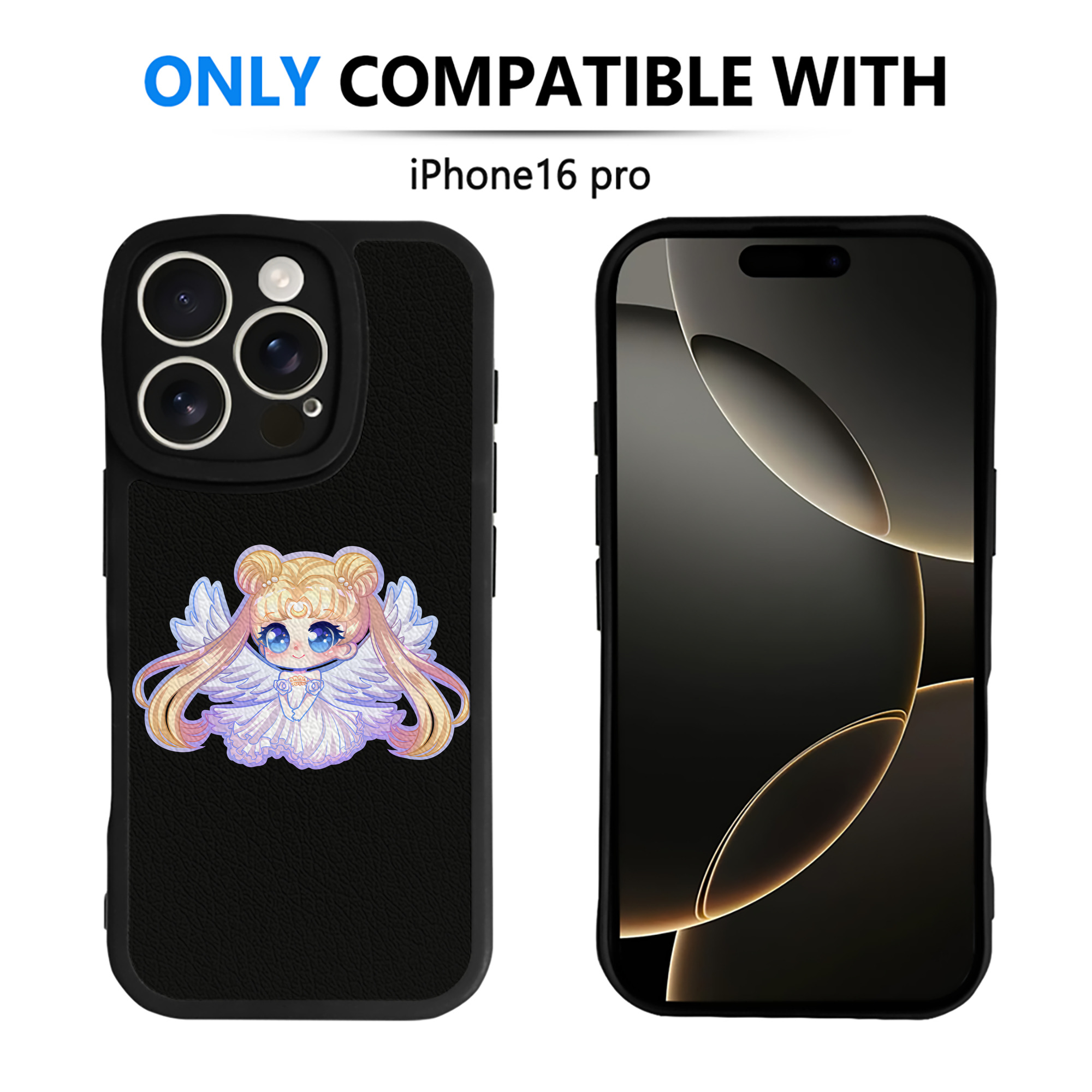 （画像用） 美少女戦士セーラームーン 愛野 美奈子 あいの みなこ Sailor Moon Aino Minako 【iPhone 16シリーズ対応】シリコンスマホケース（レザー調） 材質：シリコン